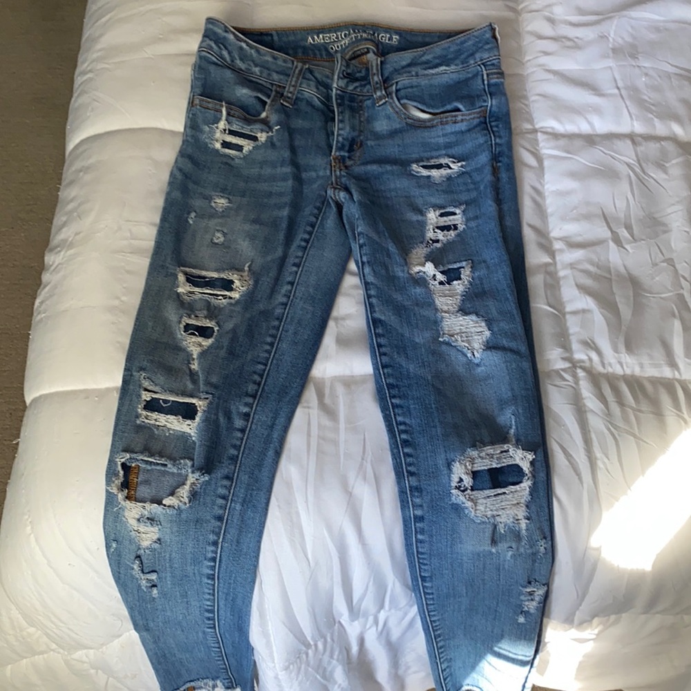 American Eagle Super Stretch Super Low Jegging